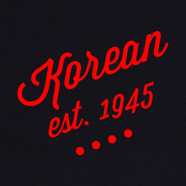 Korean by MessageOnApparel